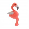 Flamingo de Pelucia Rosa com Asas com Lantejoulas - 32 cm