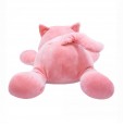 Pink Cat Lying 37cm - Plush