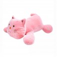 Pink Cat Lying 37cm - Plush