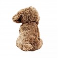 Cachorro de Pelúcia Marrom com Lenço no Pescoço - 34 cm