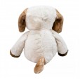 Cachorro de Pelúcia com Mancha Marrom no Olho - 36cm