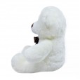 Urso de Pelúcia Branco com Laço - 29 cm