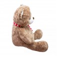 Urso de Pelúcia Marrom com Cachecol -  48 cm