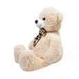 Beige Teddy Bear With Bow - 35cm