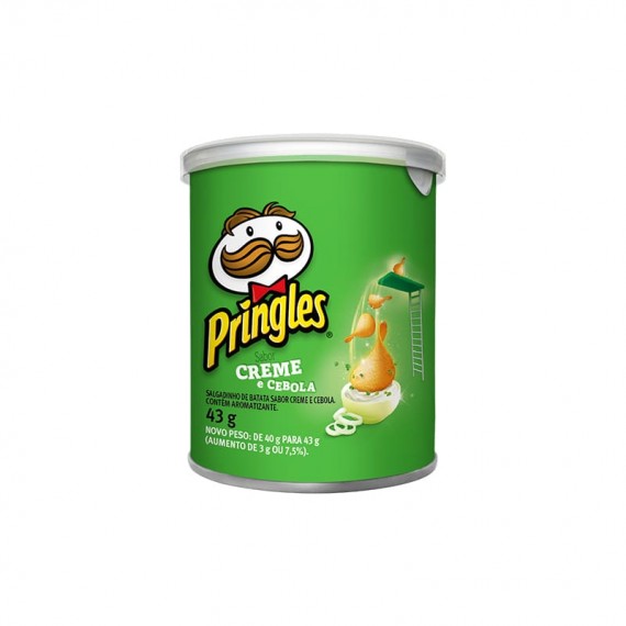 Batata Frita Sabor Creme e Cebola Pringles 43g