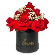 Caixa de Rosas Glamour LOVE II