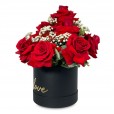 Caixa de Rosas Glamour LOVE II