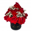 Caixa de Rosas Glamour LOVE II